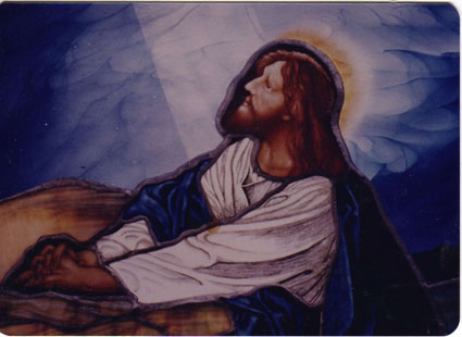 Detail of Jesus in Gethsemane
