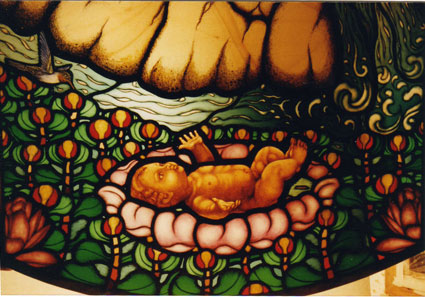 Detail from Ascension Window, Fall River